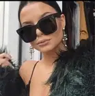 Brand Haute Couture Fashion Designer Gradient Sunglasses Celebrity kris jenner
