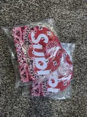 NEW IN BAG Supreme Bandana Big Logo Beanie FW24 Red BOX LOGO