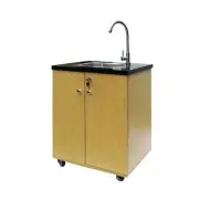 Portable Sink Self Contained Hand Wash Station Mobile Sink Water Fountain w/Pump