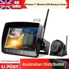 7" Wireless Monitor DVR AHD Parking Reversing Backup Camera for Truck Trailer RV