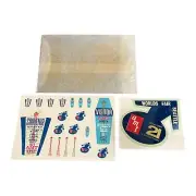 AMT BOOTH Model Kits decal sheet From 1962 WORLDS FAIR, Seattle Century 21