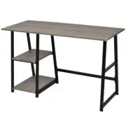 Office Computer Desk Home Workstation Study Table Sturdy Metal A Frame Grey