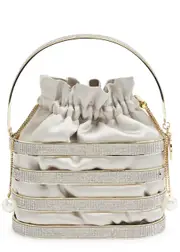 Rosantica Holli Astoria Crystal-embellished top Handle bag - Grey ONE SIZE