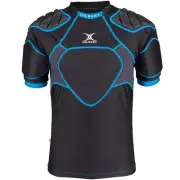 Gilbert XP 300 Black/Blue Rugby Union Shoulder Pads Guard - Size Large