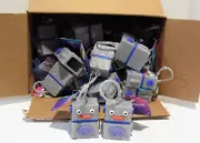 Wonderbac Hand Sanitation Hanging Case/Cover Robot w/Flashing Light-Lot of 26