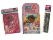 Doc McStuffins Journal Bundle Sketch Create Take Along Set Pencils