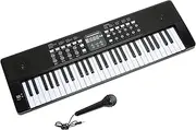 AXMAN LP5450 Keyboard incl. Microphone and Power Supply Connector, 54 Keys, Battery Powered 6 x AA (Power Supply and Batteries not Included)
