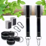 Tree Swing Hanging Straps Kit,Hammock Straps with Loops Set, Holds 2800 Lbs,5Ftx