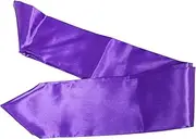 [VALICLUD] University Graduation Satin Stole Sash for Elegant Honor Shawl Unisex Adult Plain Design for Graduation Season and Formal Events Versatile Outfit Accessory