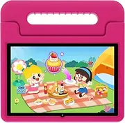 ApoloSign Kids Tablet 10 Inch Tablet for Kids, Learning Tablet with Android 13, WiFi, BT5.0, Dual Camera, Pre-Installed Educational App, Parental Control, Shockproof Case for Boys Girls(Pink)
