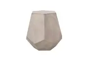 MIUZ Coffee Table Concrete Side Table 50.8 x 50.8 x 45.72cm Hexagon Pedestal Design Grey