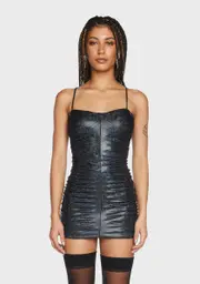 Onyx Mystical Trance Mini Dress