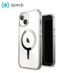 【Speck】iPhone 15 6.1吋 Presidio Perfect-Clear MagSafe磁吸透明防摔保護殼(iPhone 15 保護殼)