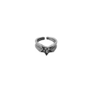 Adjustable Stacked Star Opening Ring Jewelry Five-pointed Star Design Unisex