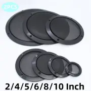 Brand New Speaker Grills DIY Accessories With Screws ABS Black Decorative Circle