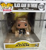 Funko Pops Deluxe Black Adam on Throne Figure