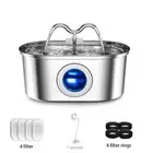 Stainless Steel Pet Water Dispenser 108oz/3.2L Cat Automatic Feeder Dog