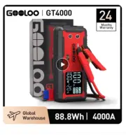 GOOLOO 4000A Car Jump Starter Power Bank 24000mAh Car Starting Device with PD 10