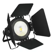 Stage Lights with Barn Doors, 100W COB LED Spotlights Warm White & Cold White...