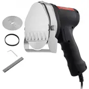 VEVOR Electric Shawarma Knife, 80W Professional Turkish Kebab Knife, Commercial Stainless Steel Gyro Cutter, Doner Kebab Meat Slicer with 2 Blades, 10