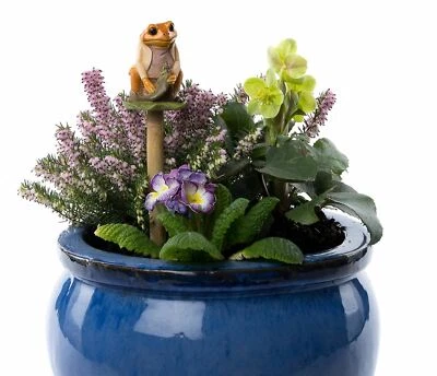 Cane Companions Beatrix Potter Mr Jeremy Stake Topper Handmade Ornament Yard Art