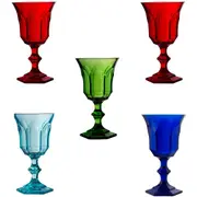 Mario Luca Giusti Victoria Albert Mix Colour Set of 6 Goblets