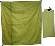 CLISPEED 1Pc Camping Mat Portable Oxford Cloth Ground Blanket for Beach Hiking Tailgating and Outdoor Fun for Picnics and Backyard Play Army Green