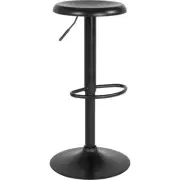 Flash Furniture Madrid Adjustable Height Retro Barstool, Black - CH-181220-BK-GG