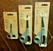 3 Various Fiskars ReNew Scissors: No.5 Micro-Tip, 8" & 9" Scissors!