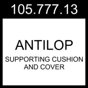 IKEA ANTILOP Supporting Cushion And Cover Multicolor 105.777.13