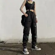 Cargo Jogger Pants Black - S