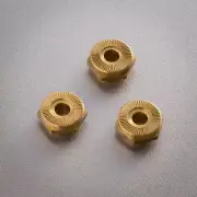 3x Cox .049 Pusher Babe Bee Model Engine Propeller Drive Plate 049 - Hex Brass