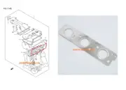 SUZUKI CARRY DA62T Exhaust Manifold Gasket K6A Engine GENUINE TRUCK MINI