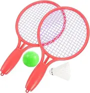 Milisten 1Set Tennis Racket Set Lightweight Rackets with Tennis Ball Outdoor Sports for Boys for Beach and Family Fun Activities
