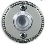 Heath Zenith DW-705 Wired Push Button Lighted Doorbell