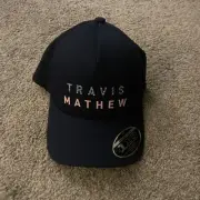 NEW Travis Mathew - Cap Hat Firework Float Snapback Golf Flexfit Tech 110 Blue