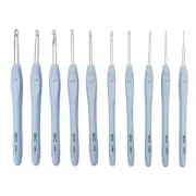 Crochet Hooks Set for Beginner Adult Frosted Handle Crochet Needles for Weaving