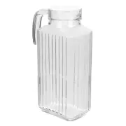 Pitcher with Lid Glass Cold Water Jug Household Container Restaurant Dispenser