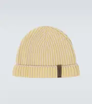 [Sease] Sease Dinghy ribbed-knit cashmere beanie One Size beige