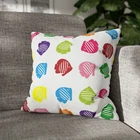 CUSHION COVER PILLOW CASE|RAINBOW FISH ANIMAL PATTERN #1