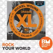 D'Addario EXL140-8 Electric Guitar Strings XL 8-Str 10-74 Light Top/Heavy Bottom