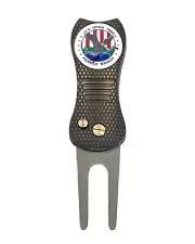 1982 US Open Pebble Beach LACC Golf Ball Marker + Switchblade Divot Tool
