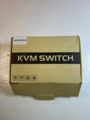 8K@60Hz KVM Switch 2 In 2 Out DisplayPort 2 USB 3.0 Hub Keyboard Mouse Hotkey