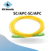 Fiber Optic Patch Cable12M SC/APC to SC/APC Simplex Single Mode 1.25mm