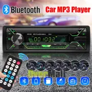 Single Din Car Stereo Bluetooth FM USB AUX TF SD MP3 Radio FM Media Player 4x60W