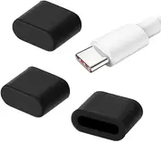 20 Pcs USB C Dust Caps Black Silicone USB C Anti Dust Caps USB C Cover for Any Type C Charging Male Port