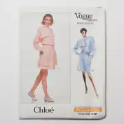 Vogue Paris Original 2107 Chloe Structured Dress Sewing Pattern (6-10)