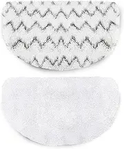 2 Pack Steam Mop Replacement Pads for Bissell Powerfresh Steam Mop 1940 1440 1544 1806 2075 Series, Model 19402 19404 19408 19409 1940a 1940f 1940q 1940t 1940w B0006 B0017, Reusable Cleaning Pad 1+1