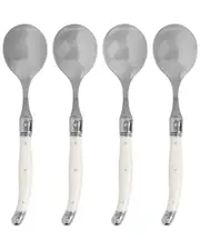 French Home Laguiole Set of 4 Soup Spoons