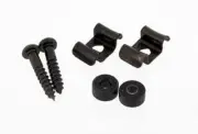NEW - Flat Wavy Style String Guides (2) For Strat/Tele - BLACK